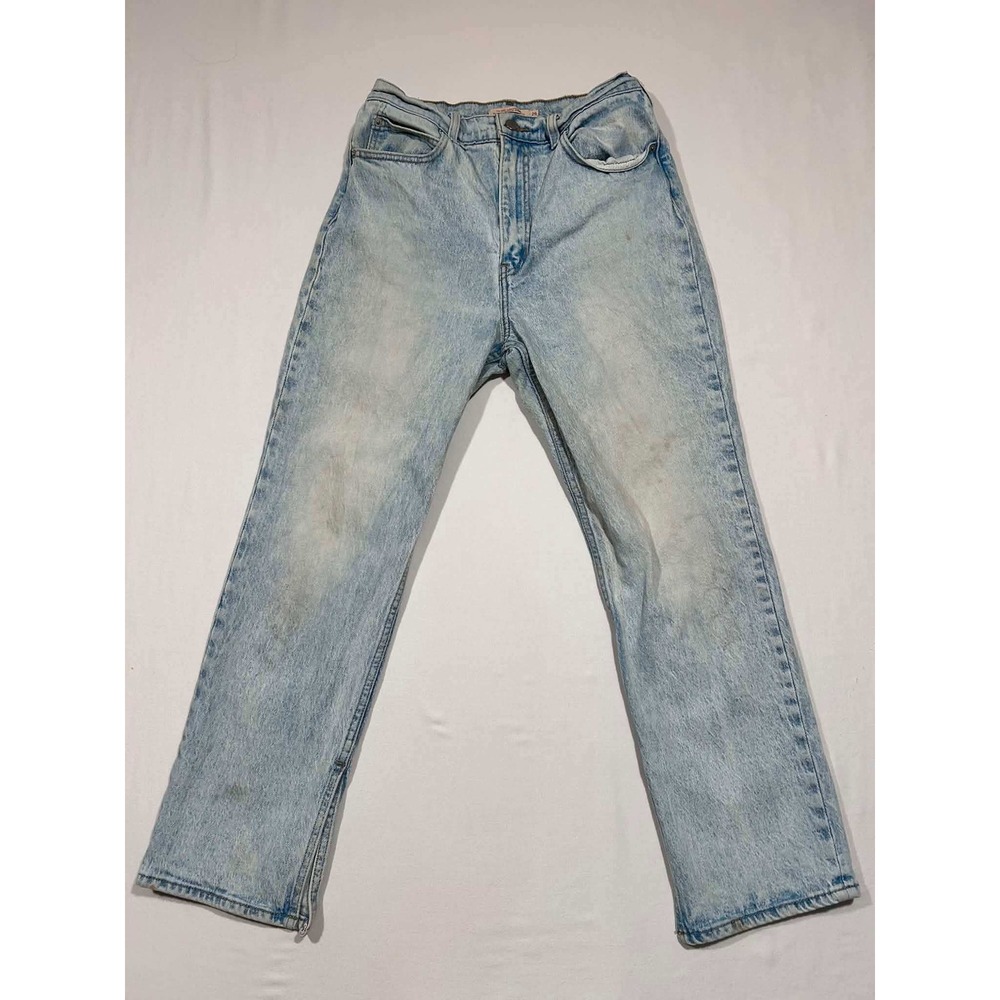 Levis Premium‎ 70s High Slim Straight Jeans Light Wash Blue Denim W29 L29 5096